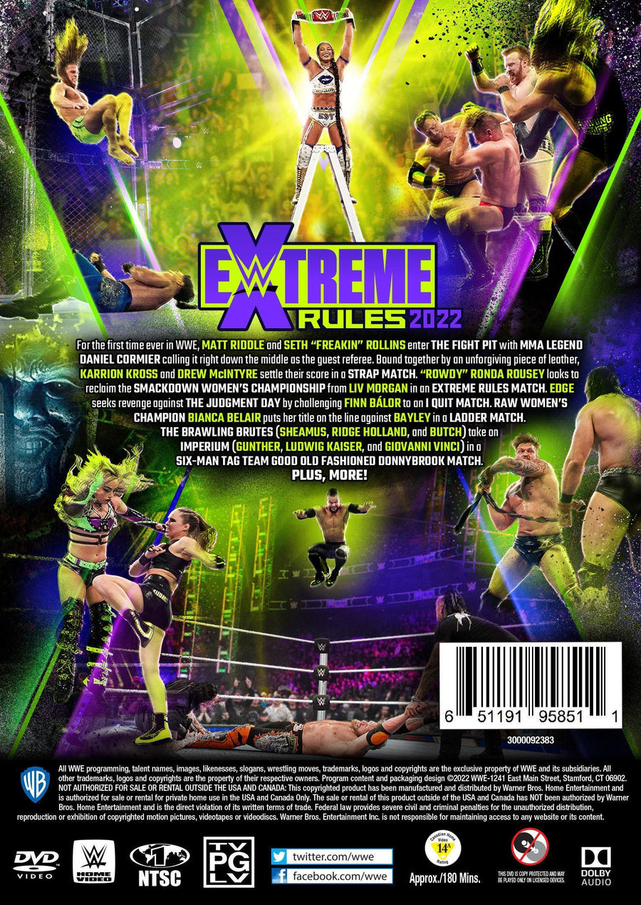 WWE: Extreme Rules 2022 [DVD]