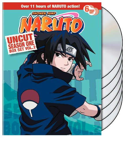 Naruto Uncut Season 1 Vol 2 Box Set [DVD]