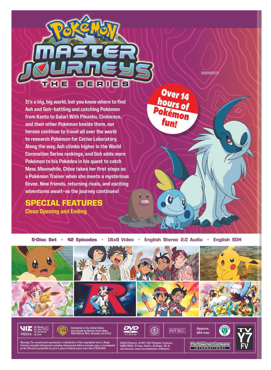 Pokémon the Series: Master Journeys - The Complete Season (Box Set) [DVD]
