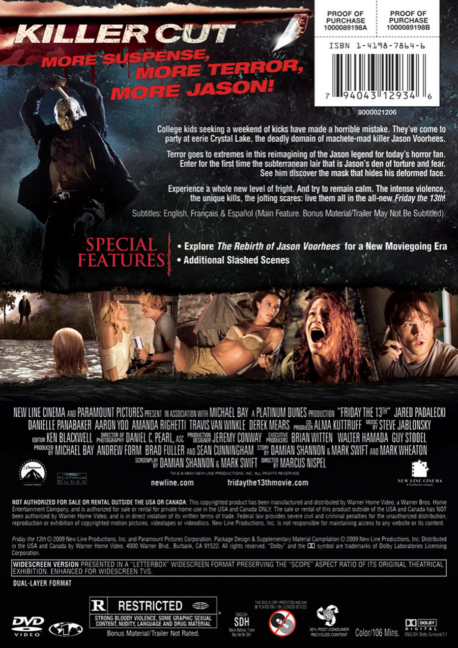 Friday the 13th: Extended Cut [DVD]