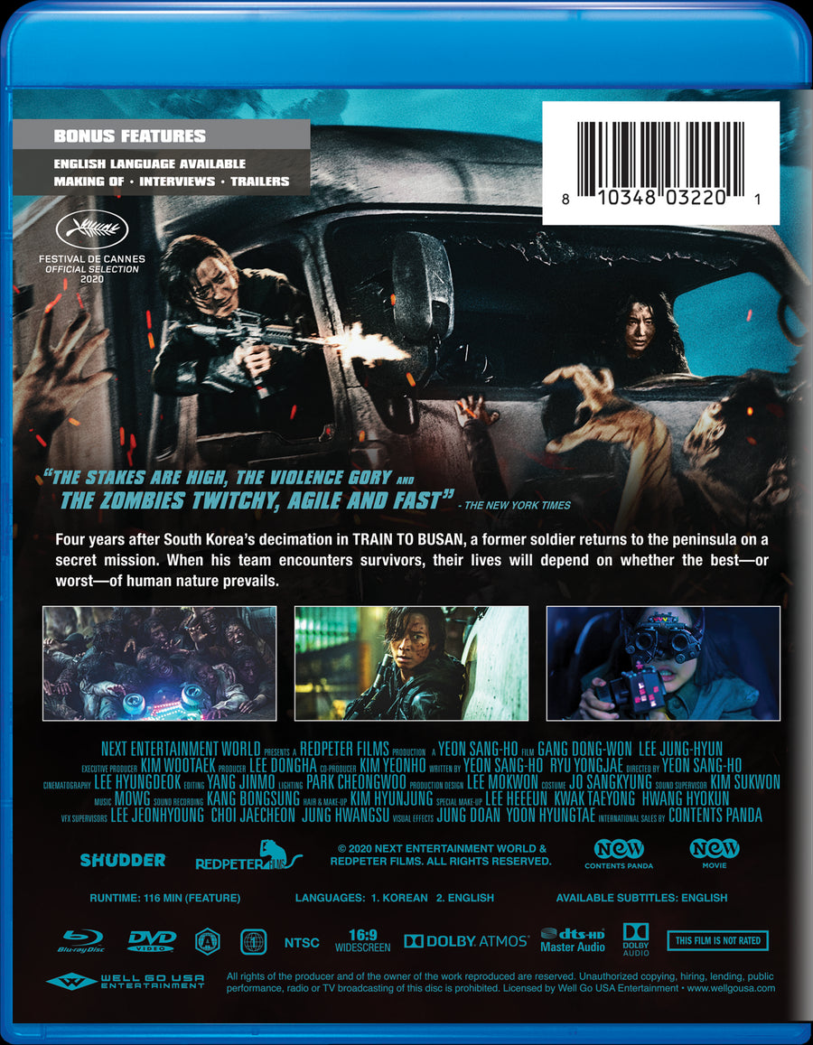 Train to Busan Presents - Peninsula [DVD]