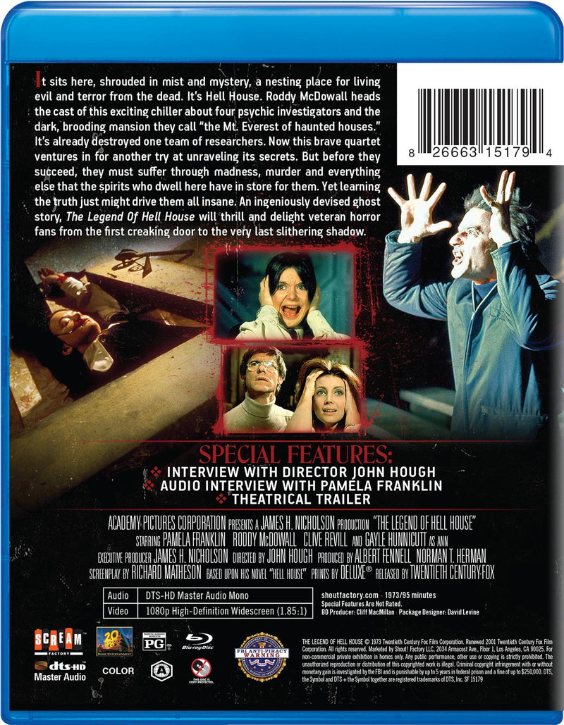 The Legend of Hell House [Blu-ray] [Blu-ray]