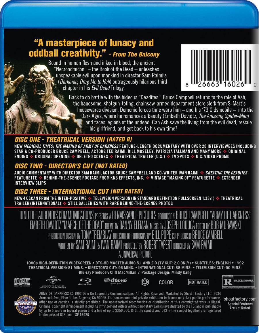Army of Darkness - Collector's Edition [Blu-ray] [Blu-ray]