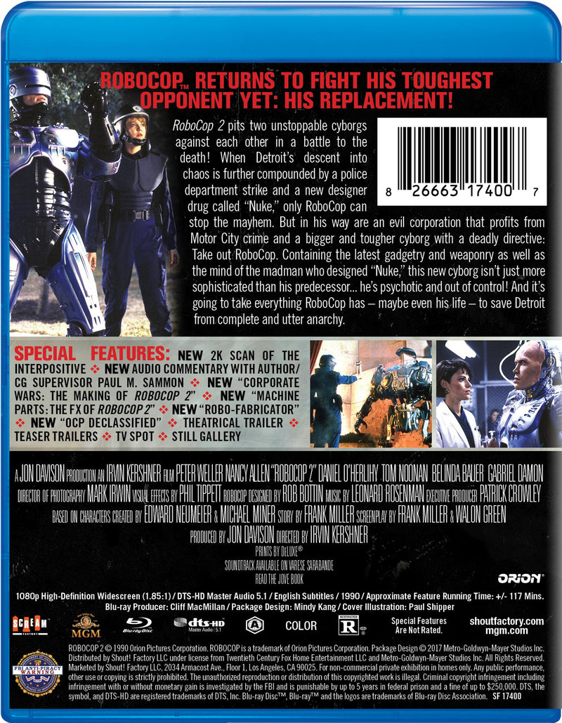 RoboCop 2 - Collector's Edition [Blu-ray] [Blu-ray]