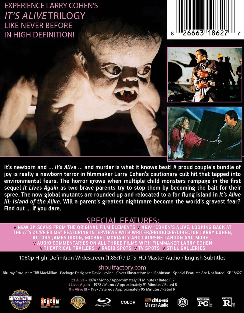 It's Alive Trilogy [Blu-ray] [Blu-ray]