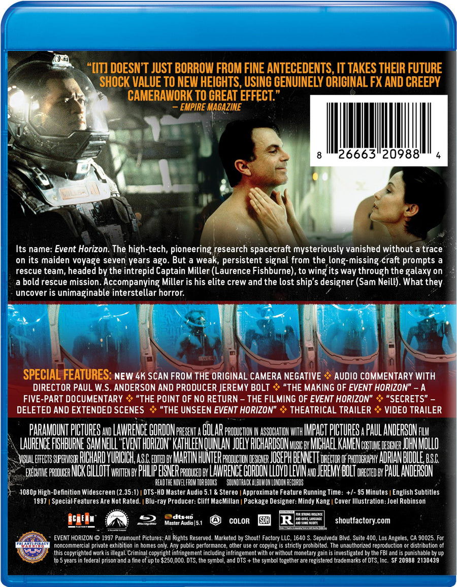 Event Horizon - Collector's Edition [Blu-ray] [Blu-ray]