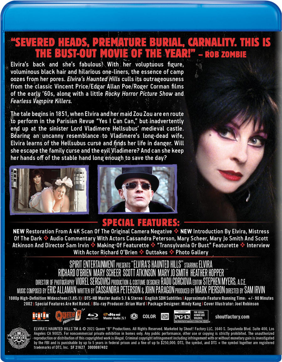 Elvira's Haunted Hills - Collector's Edition [Blu-Ray]