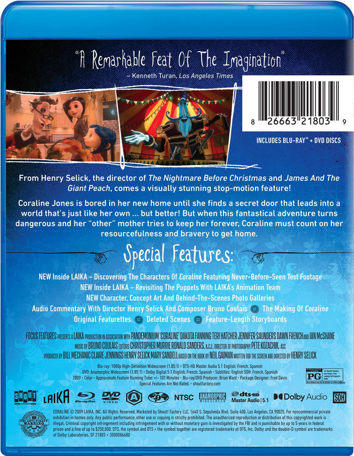 CORALINE LAIKA ED (BD) [Blu-ray]