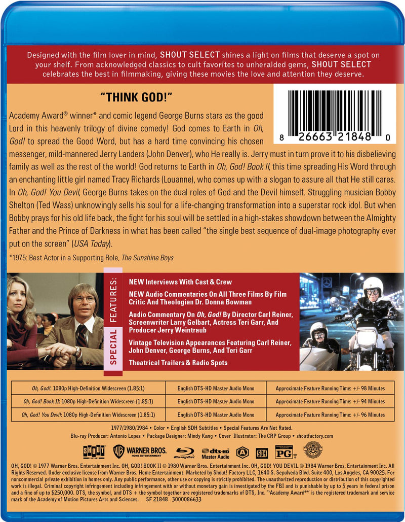 Oh, God! Collection [Blu-ray] [Blu-ray]