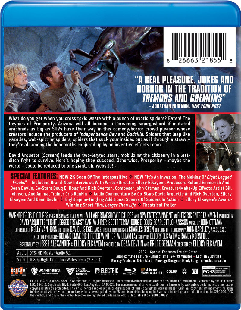Eight Legged Freaks [Blu-ray] [Blu-ray]