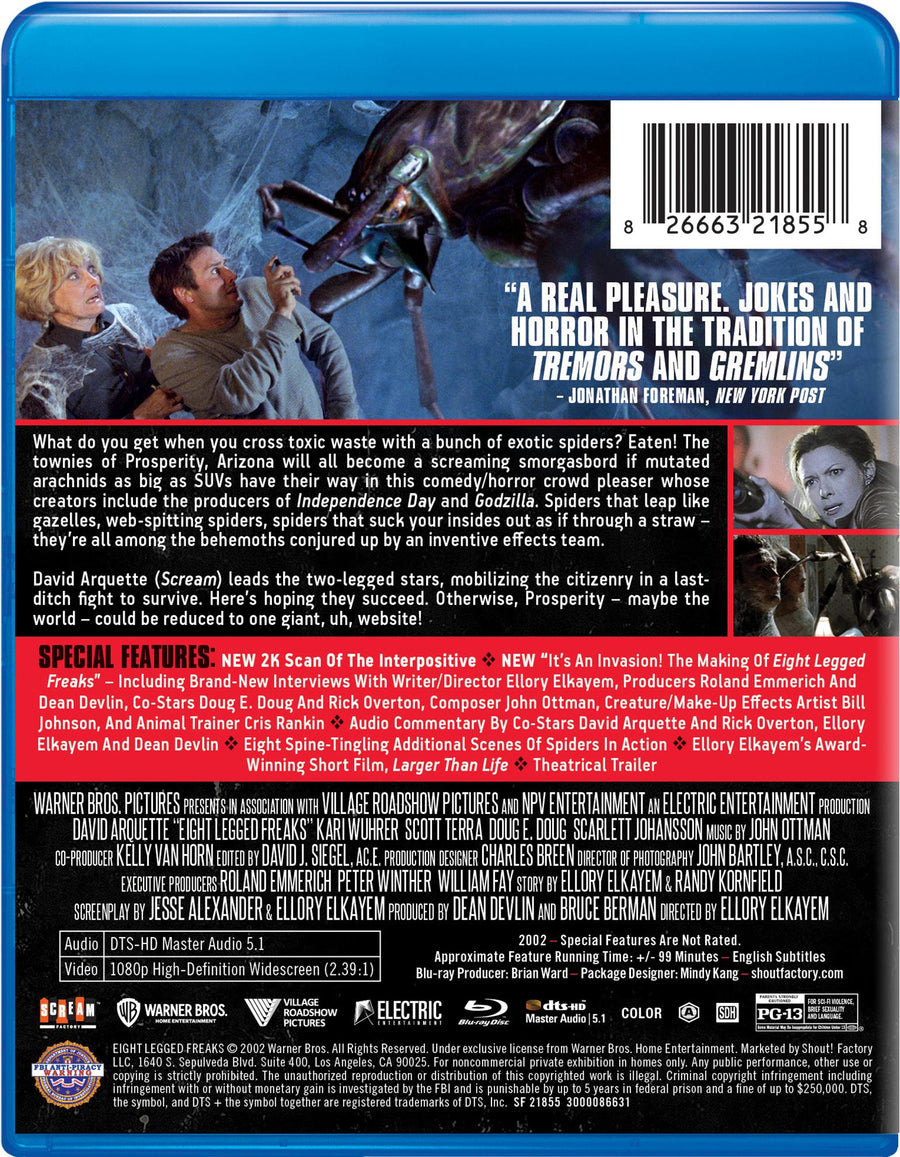Eight Legged Freaks [Blu-ray] [Blu-ray]
