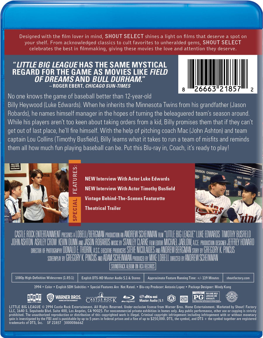 Little Big League [Blu-ray]