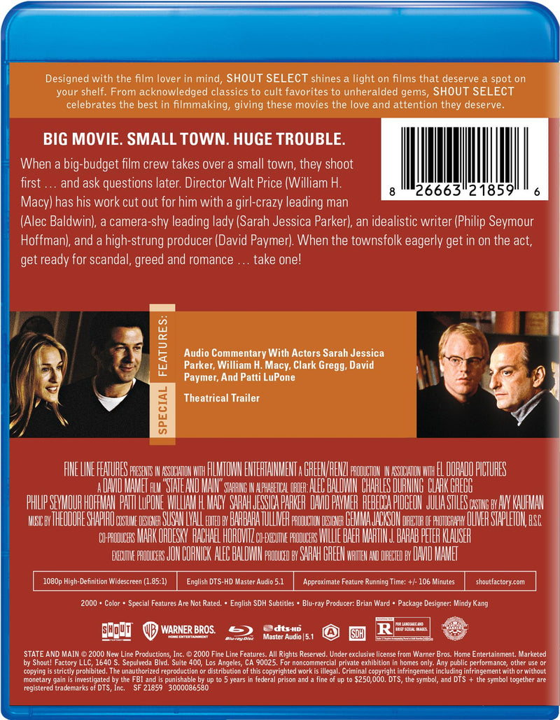 State and Main [Blu-ray] [Blu-ray]
