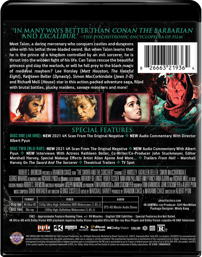 The Sword and the Sorcerer - Collector's Edition 4K Ultra HD + Blu-ray [UHD]