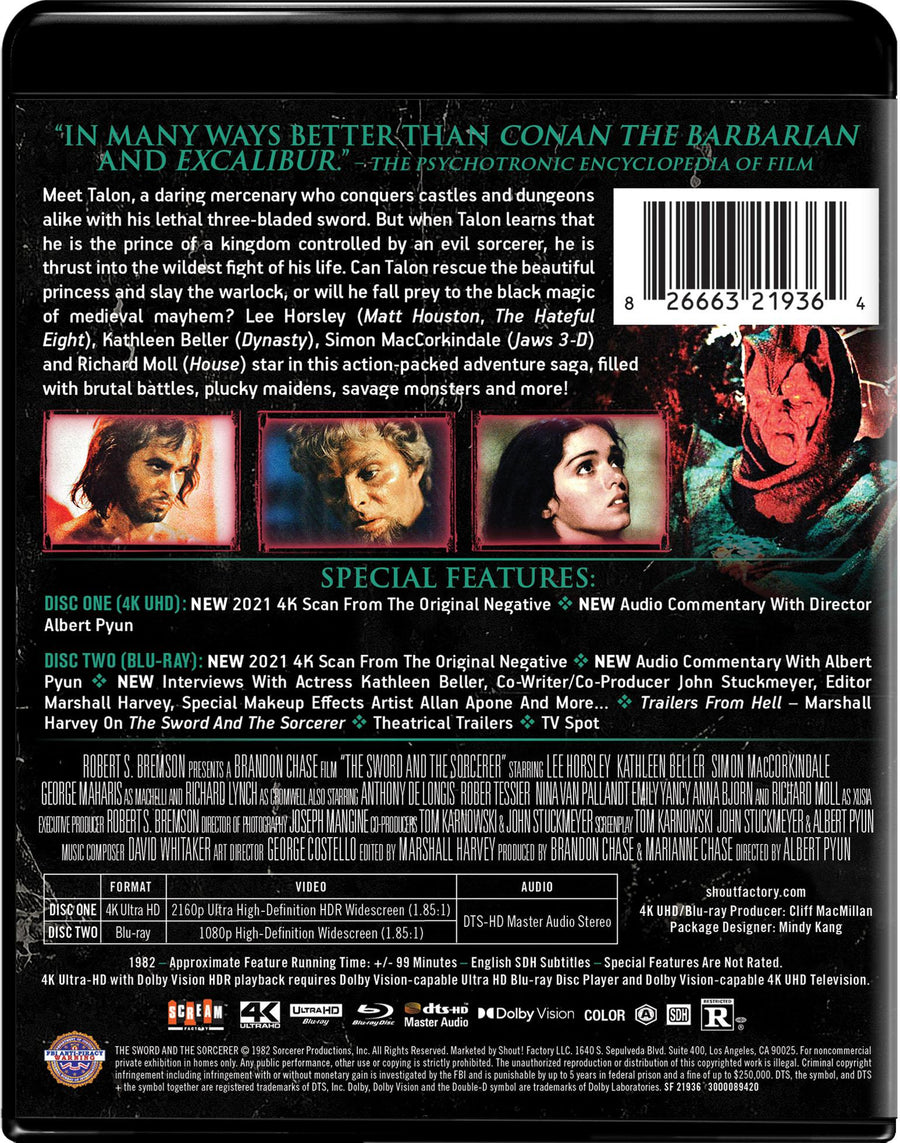 The Sword and the Sorcerer - Collector's Edition 4K Ultra HD + Blu-ray [UHD]
