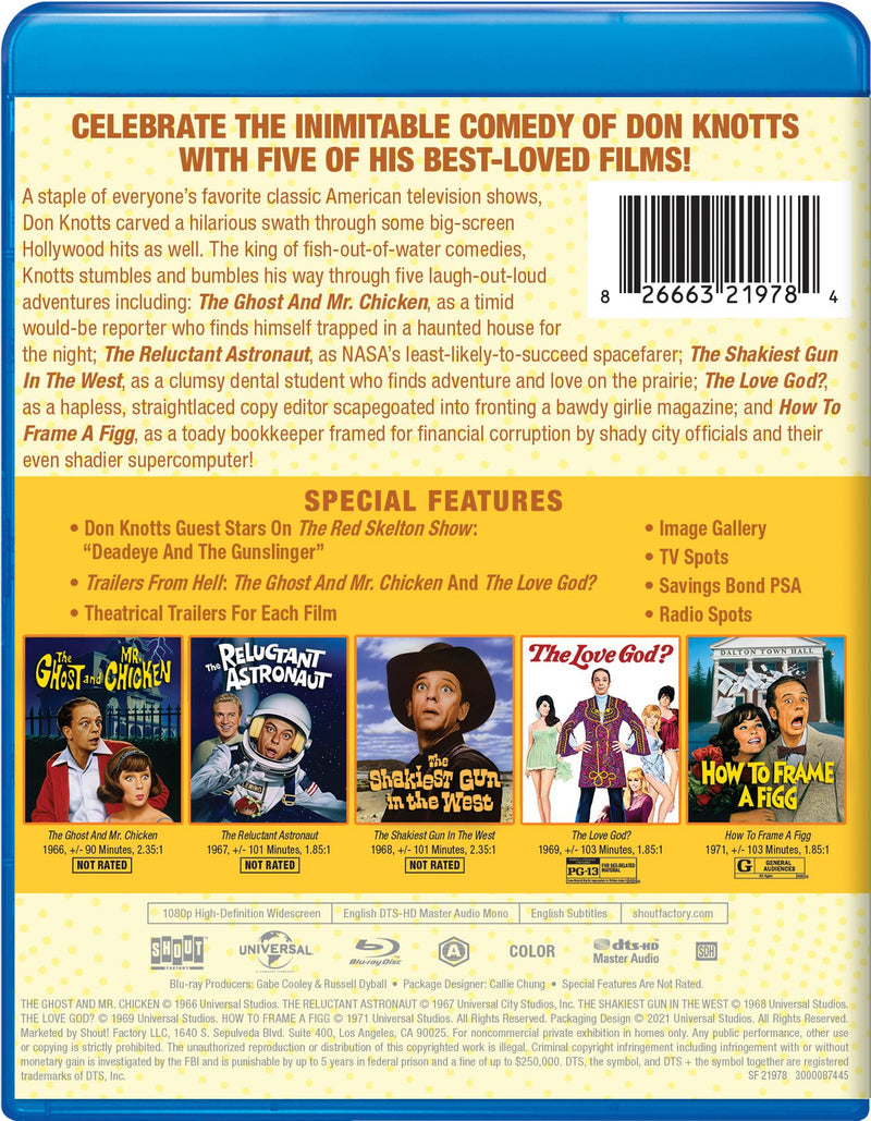 Don Knotts 5-Film Collection [Blu-ray] [Blu-ray]