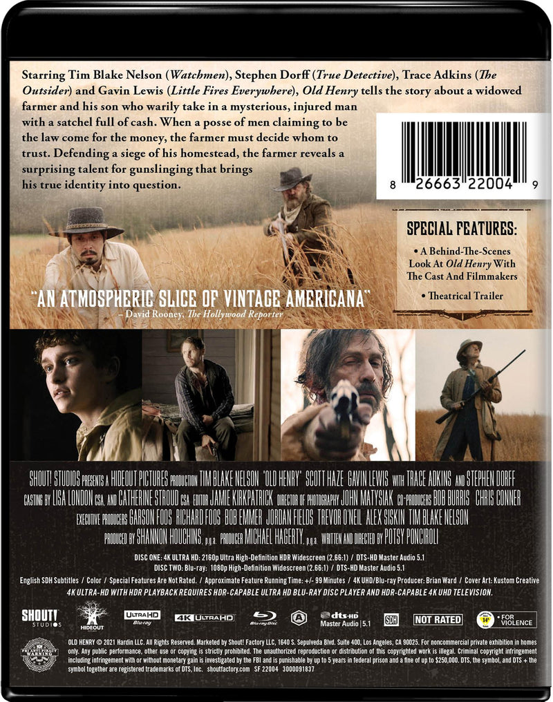 Old Henry - 4K Ultra HD + Blu-ray [UHD]