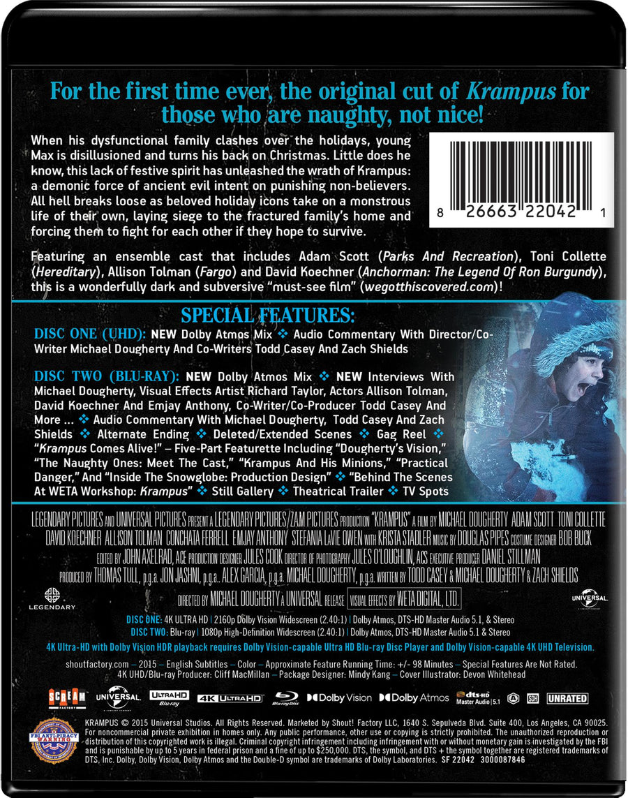 Krampus - The Naughty Cut Collector's Edition 4K Ultra HD + Blu-ray [UHD]