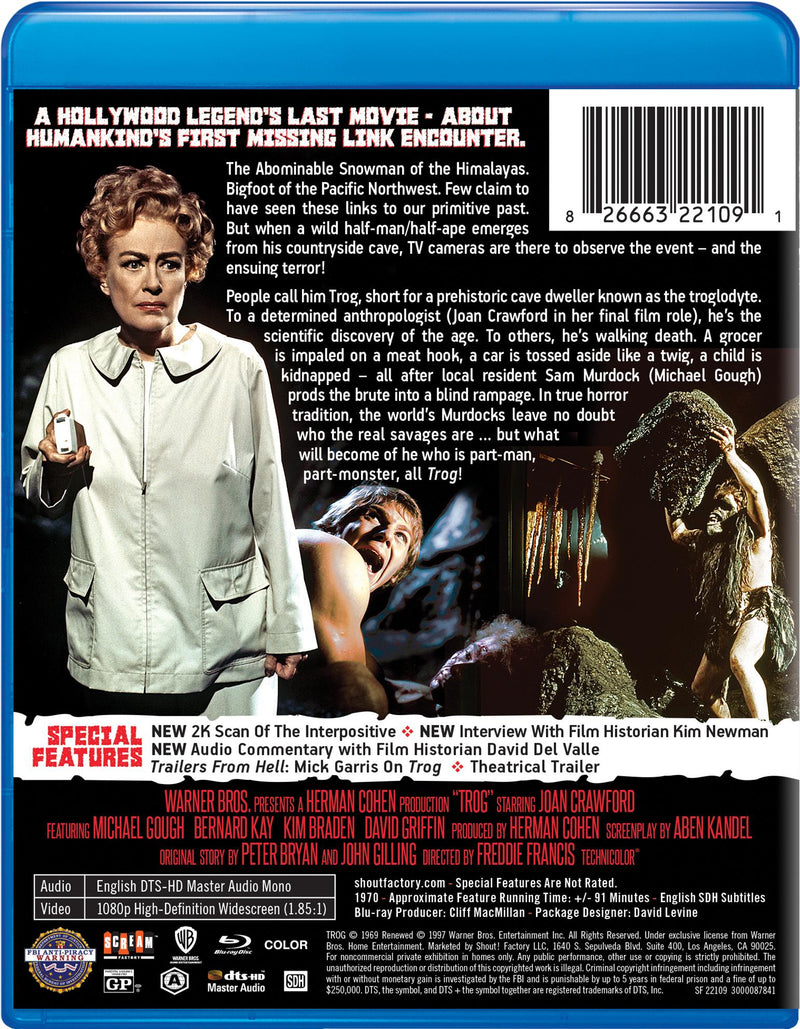 Trog [Blu-ray] [Blu-ray]