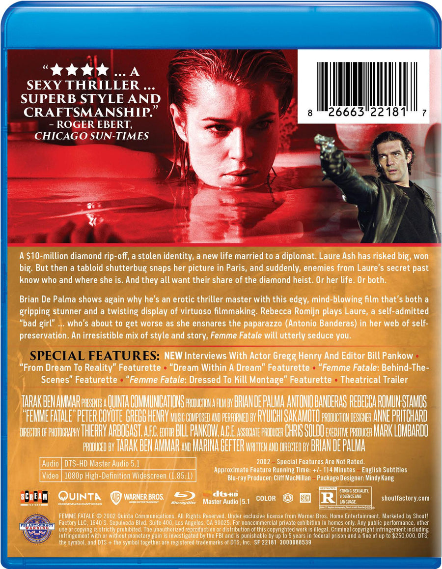 Femme Fatale [Blu-ray] [Blu-ray]