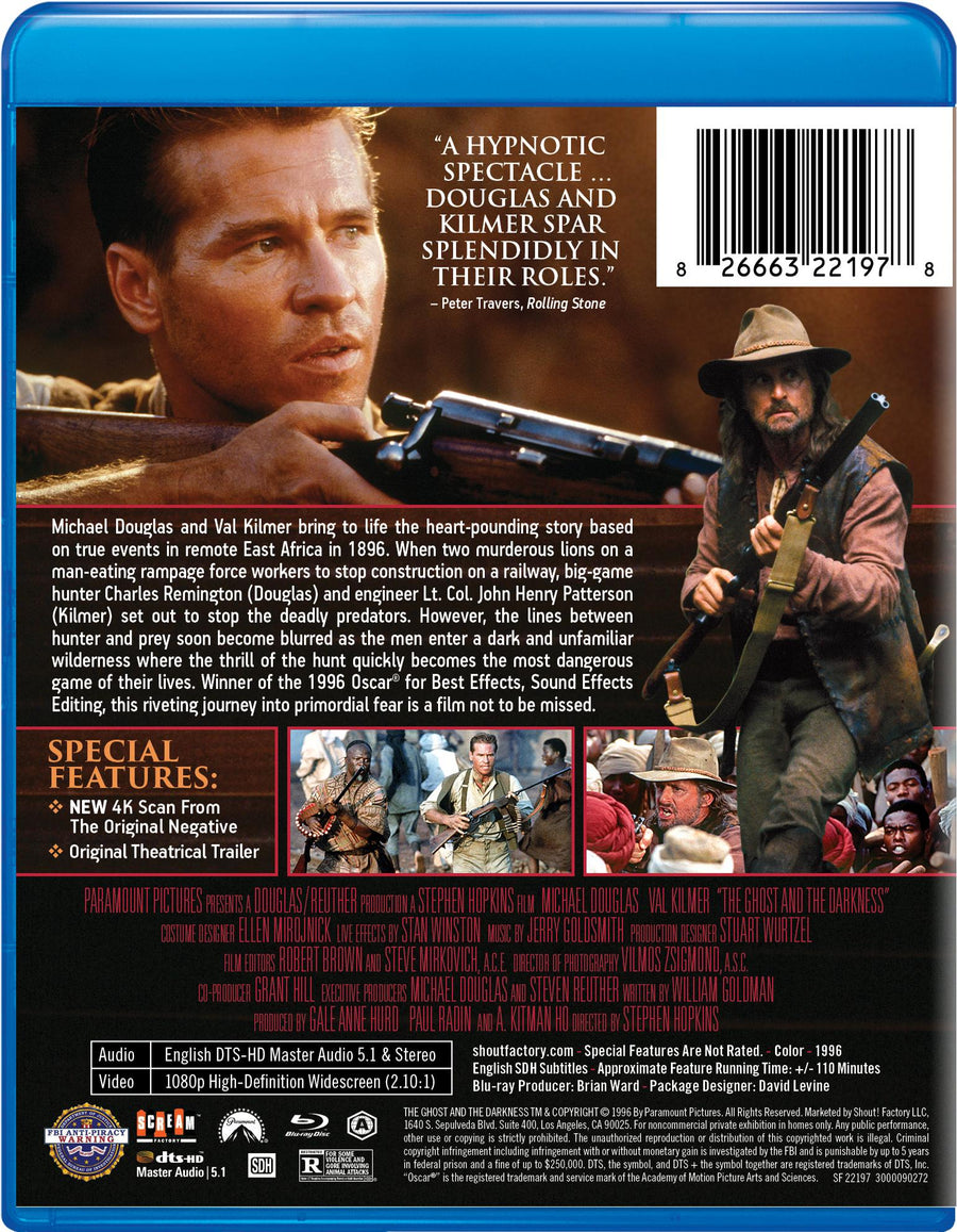 The Ghost and the Darkness [Blu-ray] [Blu-ray]