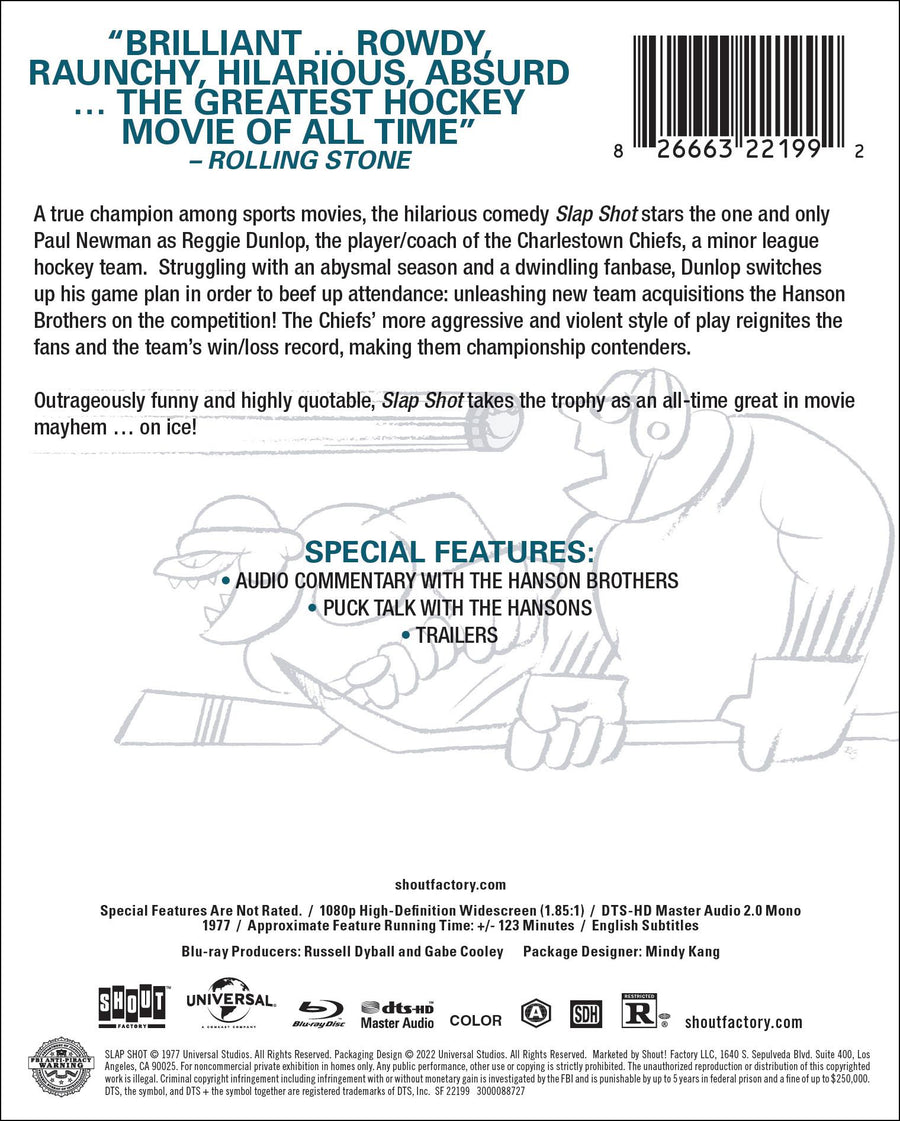 Slap Shot - Limited Edition Steelbook [Blu-Ray]