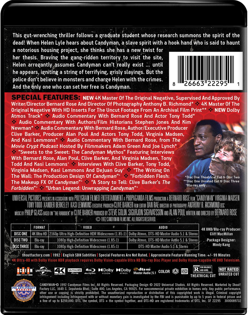 Candyman (1992) - Collector's Edition 4K Ultra HD + Blu-ray [UHD]