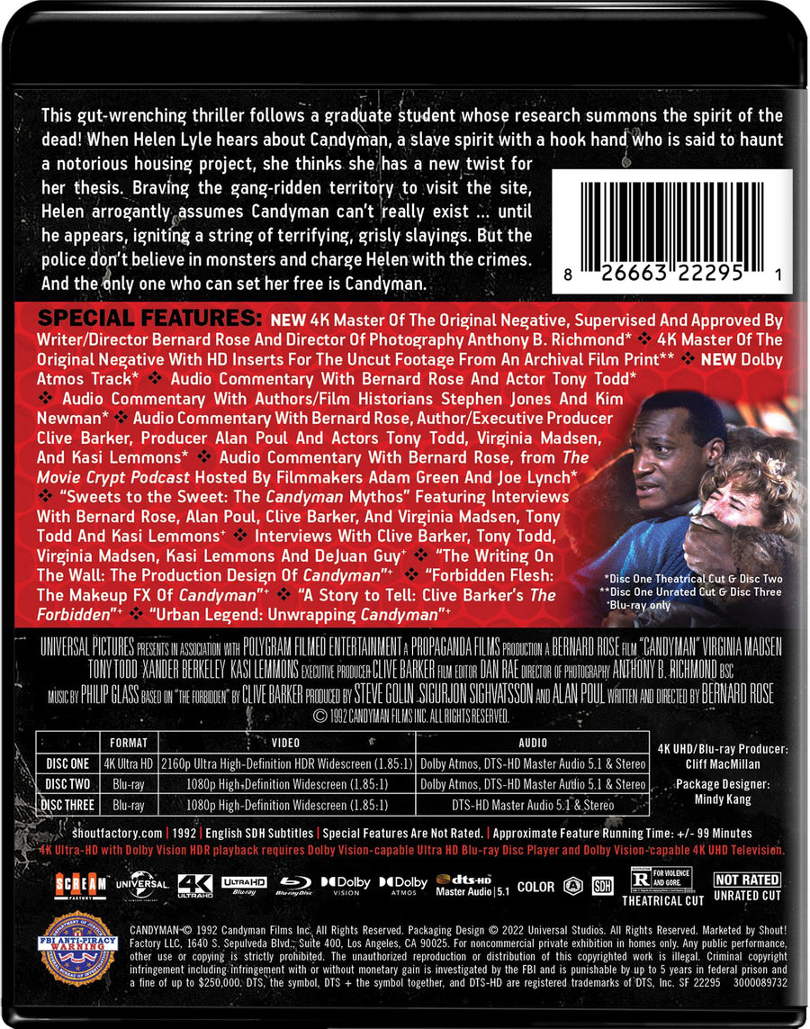 Candyman (1992) - Collector's Edition 4K Ultra HD + Blu-ray [UHD]
