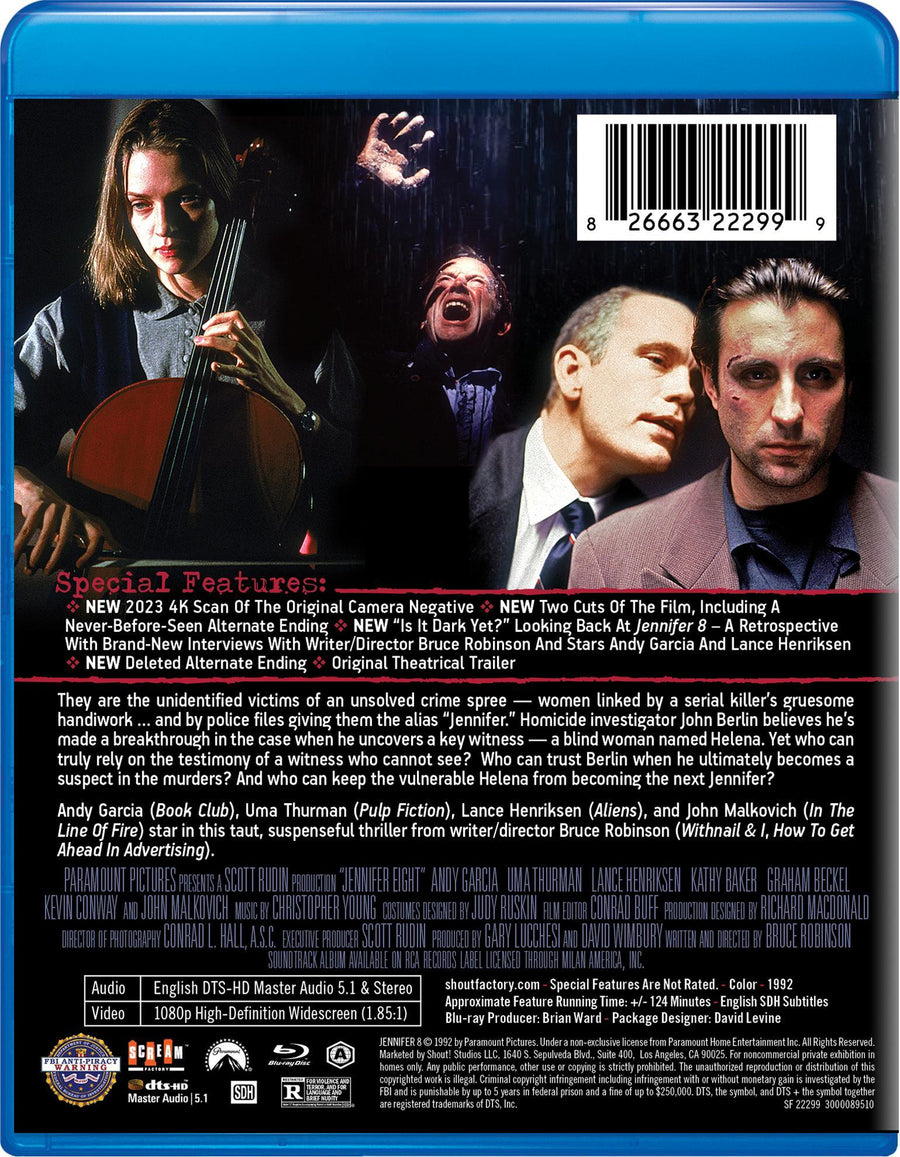 Jennifer 8 [Special Edition] [Blu-ray]