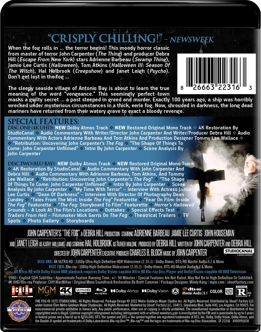 The Fog (1980) - Collector's Edition 4K Ultra HD + Blu-ray [UHD]