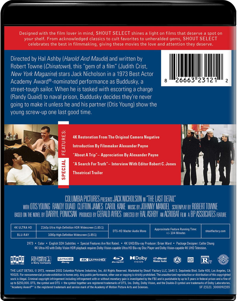 The Last Detail - 4K Ultra HD + Blu-ray [UHD]