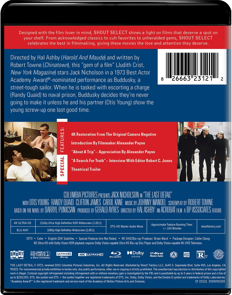 The Last Detail - 4K Ultra HD + Blu-ray [UHD]