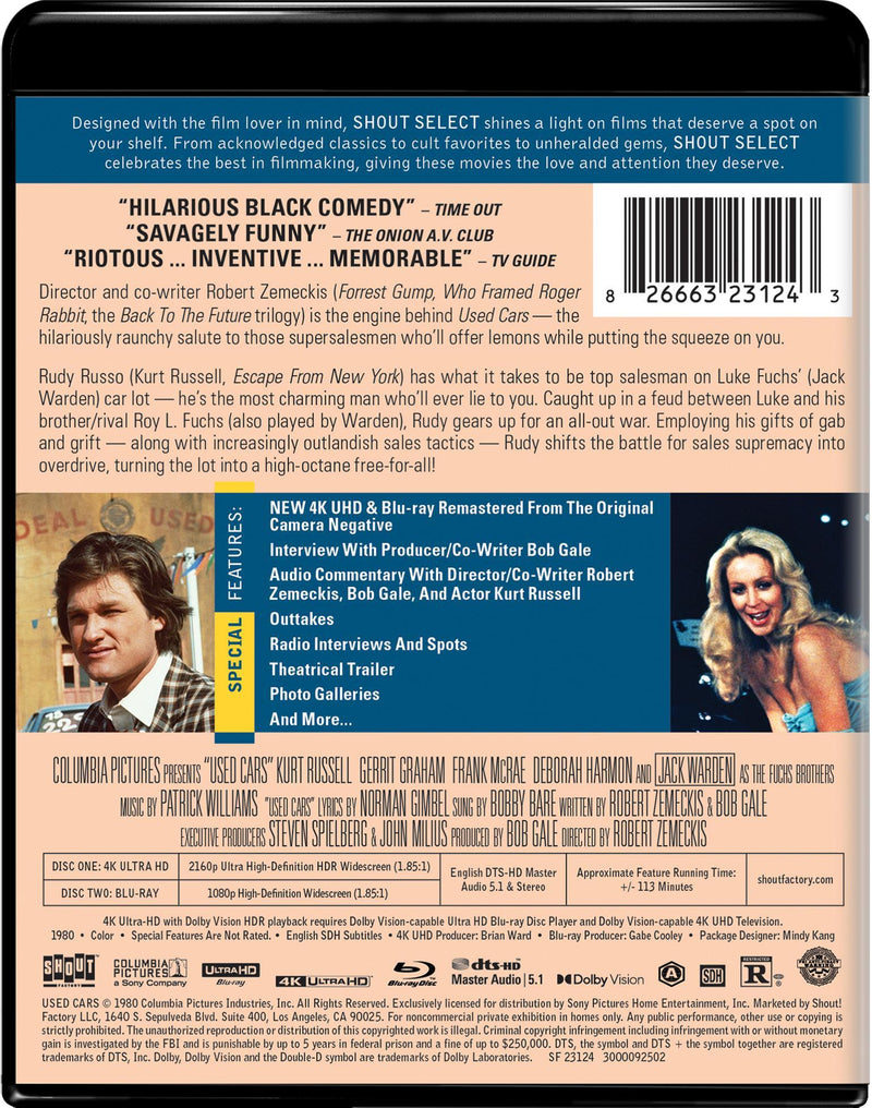 Used Cars - Collector's Edition 4K Ultra HD + Blu-ray [UHD]