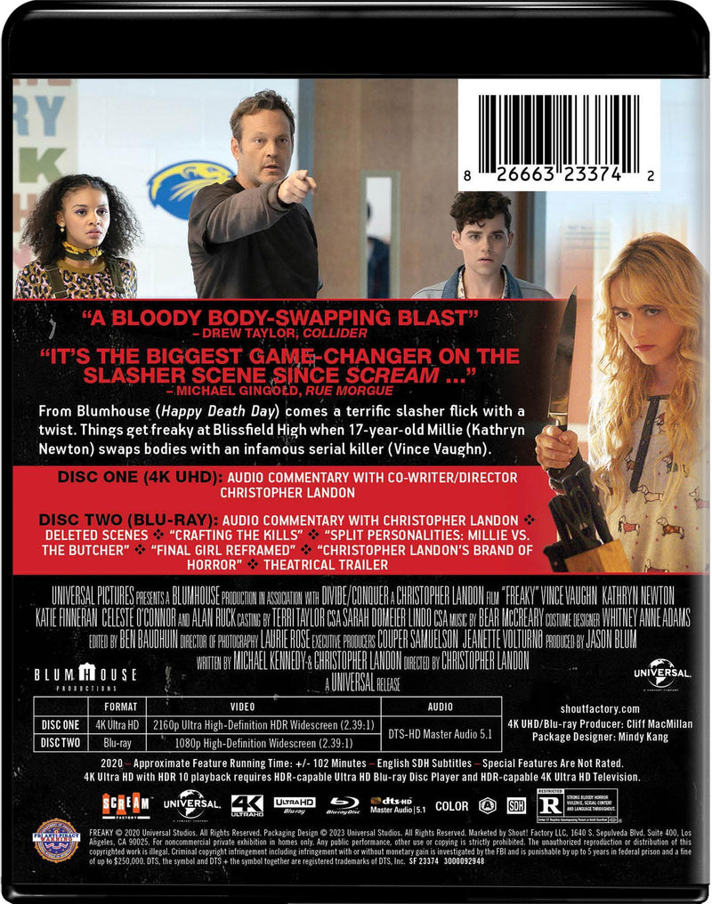 Freaky - 4K Ultra HD + Blu-ray [UHD]