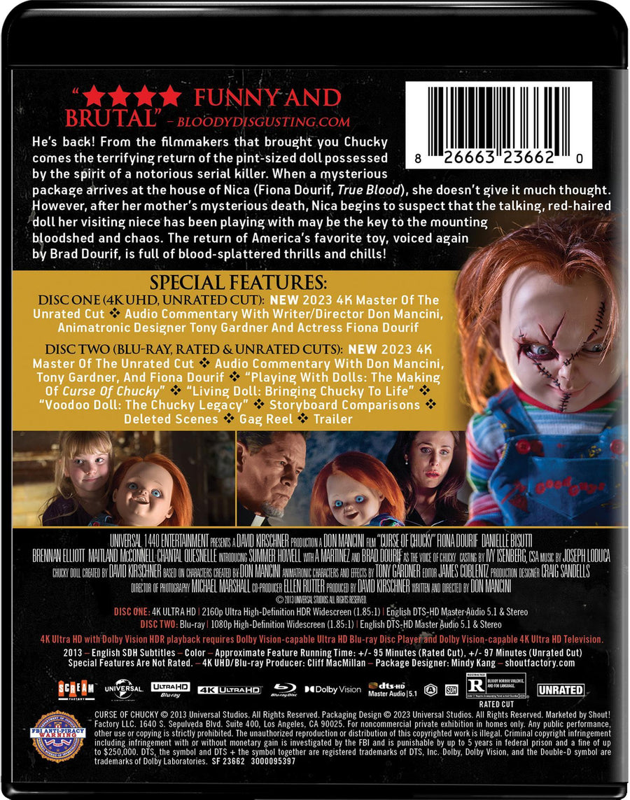 Curse of Chucky - Collector's Edition 4K Ultra HD + Blu-ray [UHD]