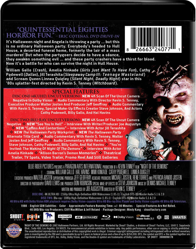 Night of the Demons - Collector's Edition 4K Ultra HD + Blu-ray [UHD]