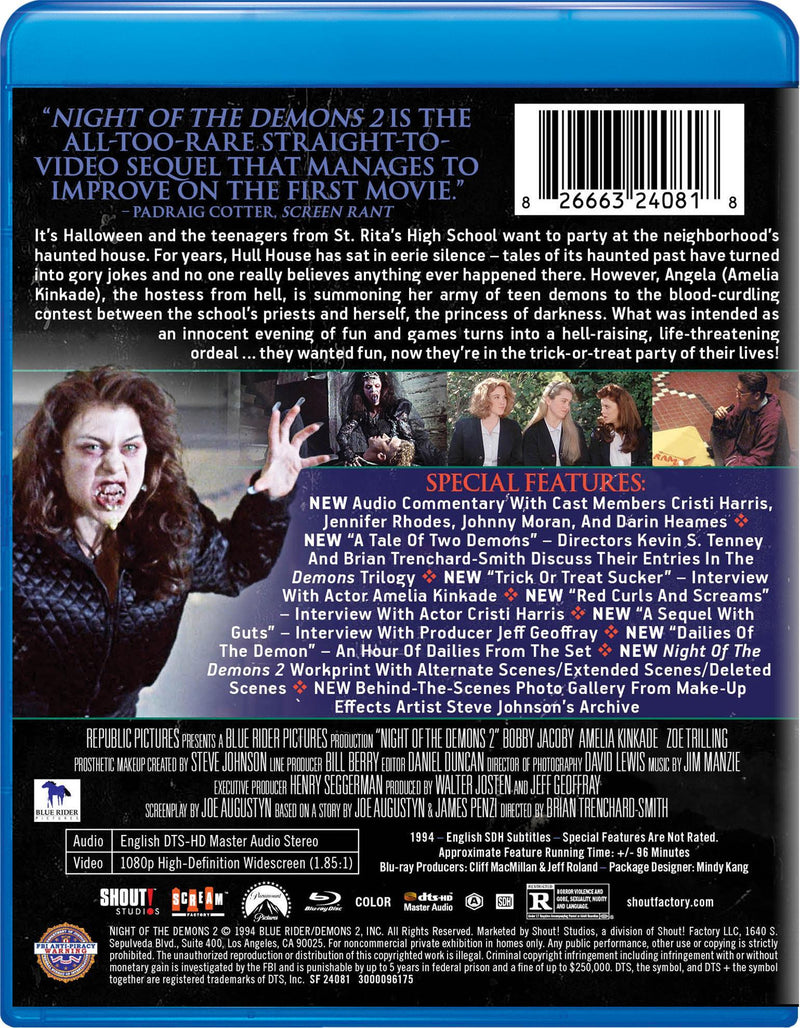 Night of the Demons 2 - Collector's Edition [Blu-ray] [Blu-ray]