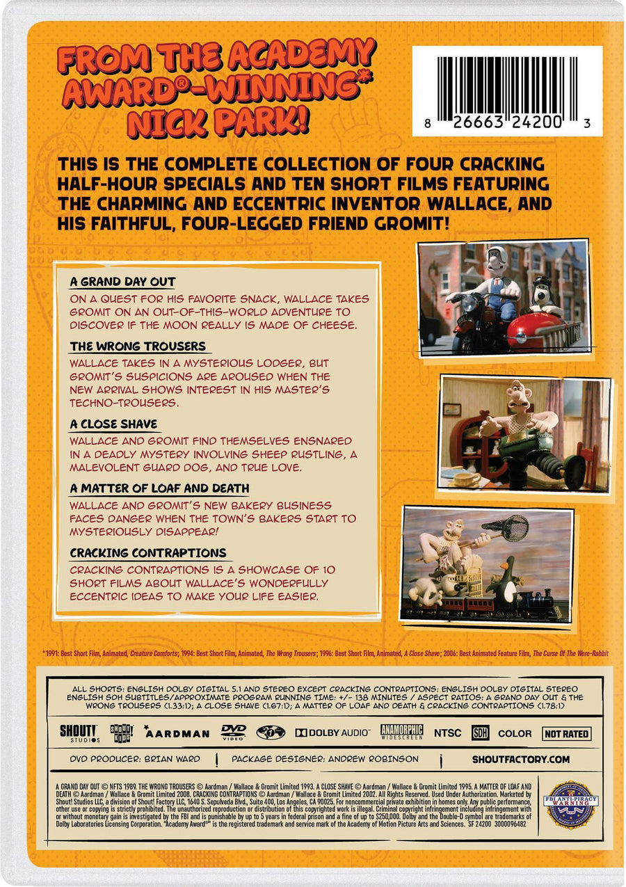 Wallace & Gromit: The Complete Cracking Collection [DVD]