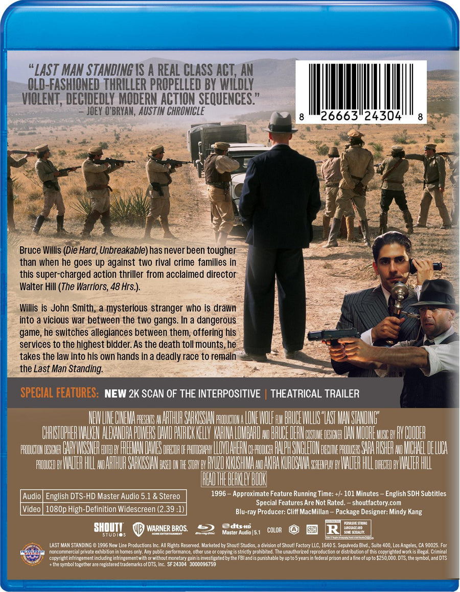 Last Man Standing (1996) [Blu-ray] [Blu-ray]