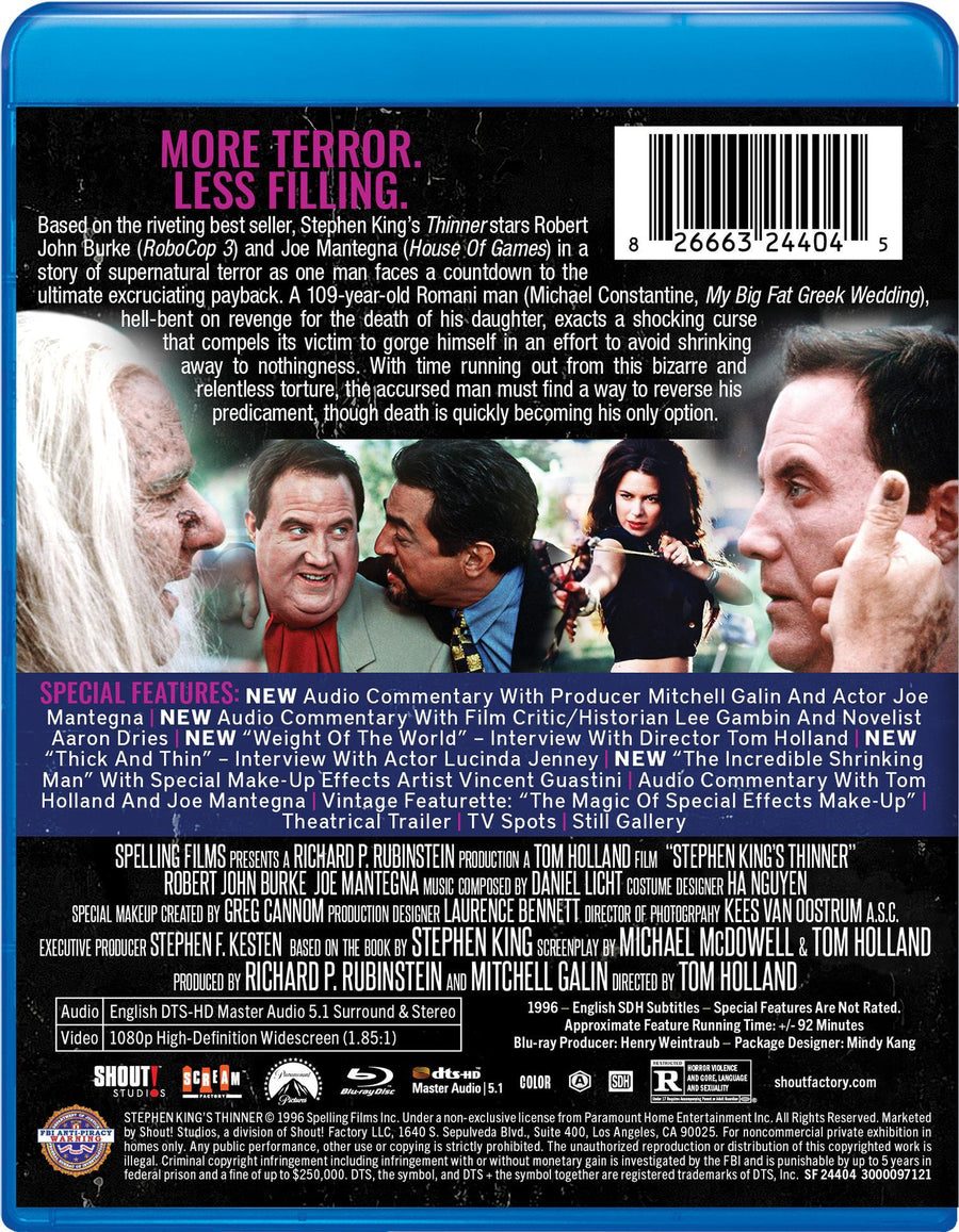 Stephen King's Thinner - Collector's Edition [Blu-ray] [Blu-ray]