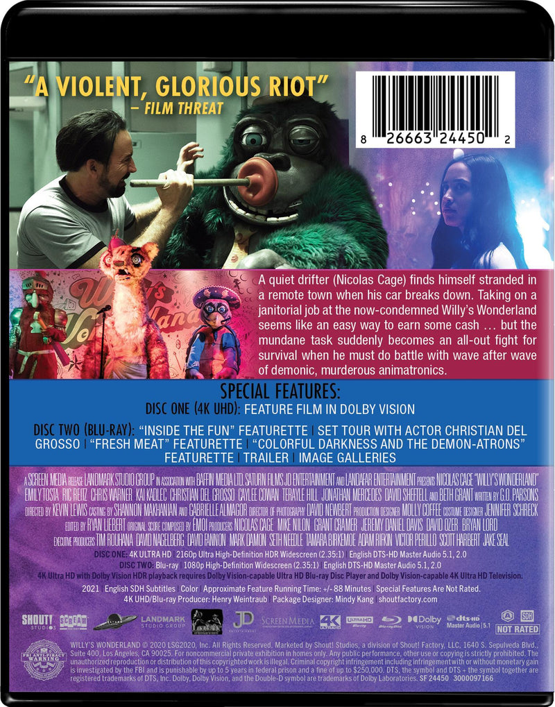 Willy's Wonderland (Collector's Edition) [Blu-ray]