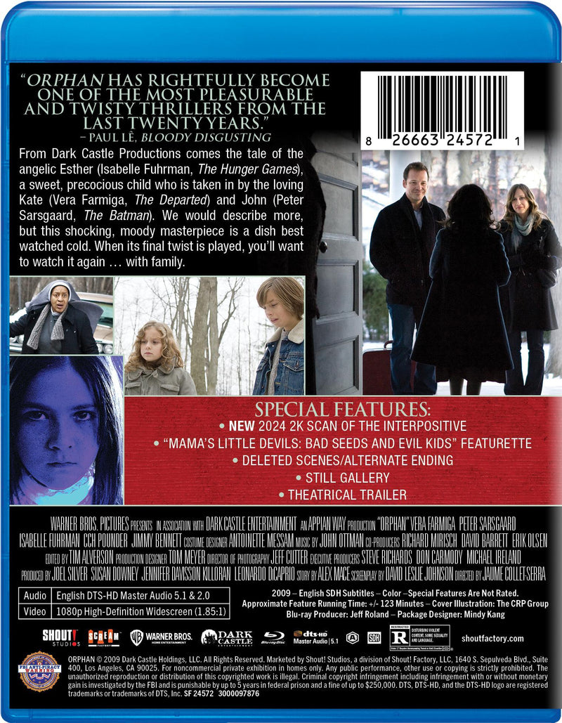 Orphan (2009) (Collector's Edition) [Blu-ray]