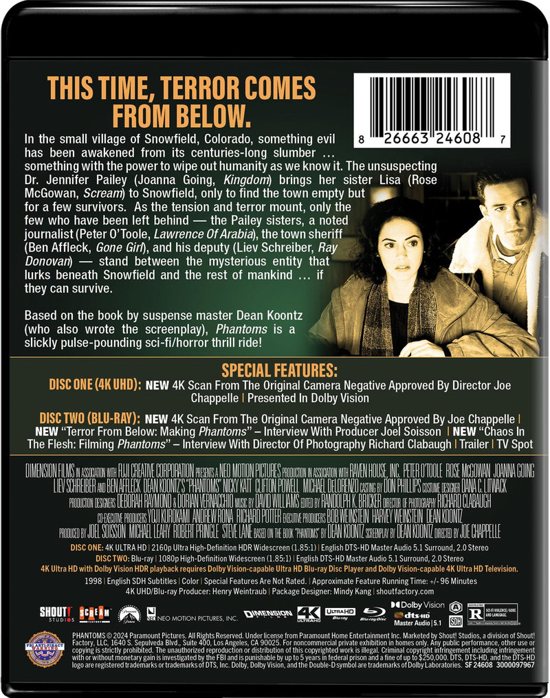Phantoms (1998) (Collector's Edition) [UHD]