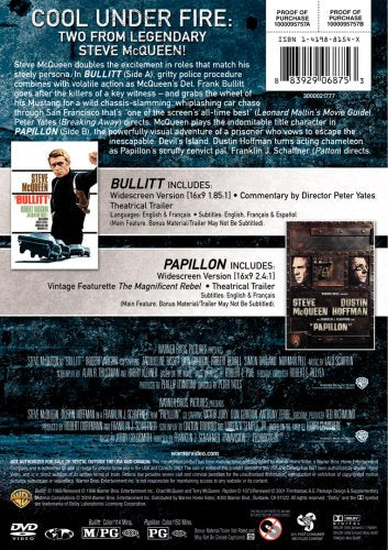 Bullitt/Papillon (DBFE/DVD) (Tough Guy) [DVD]