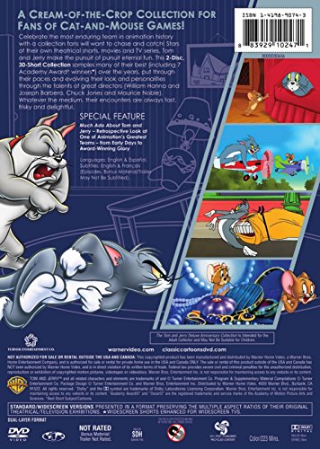 Tom and Jerry: Deluxe Anniversary Collection - 30 Classic... [DVD]