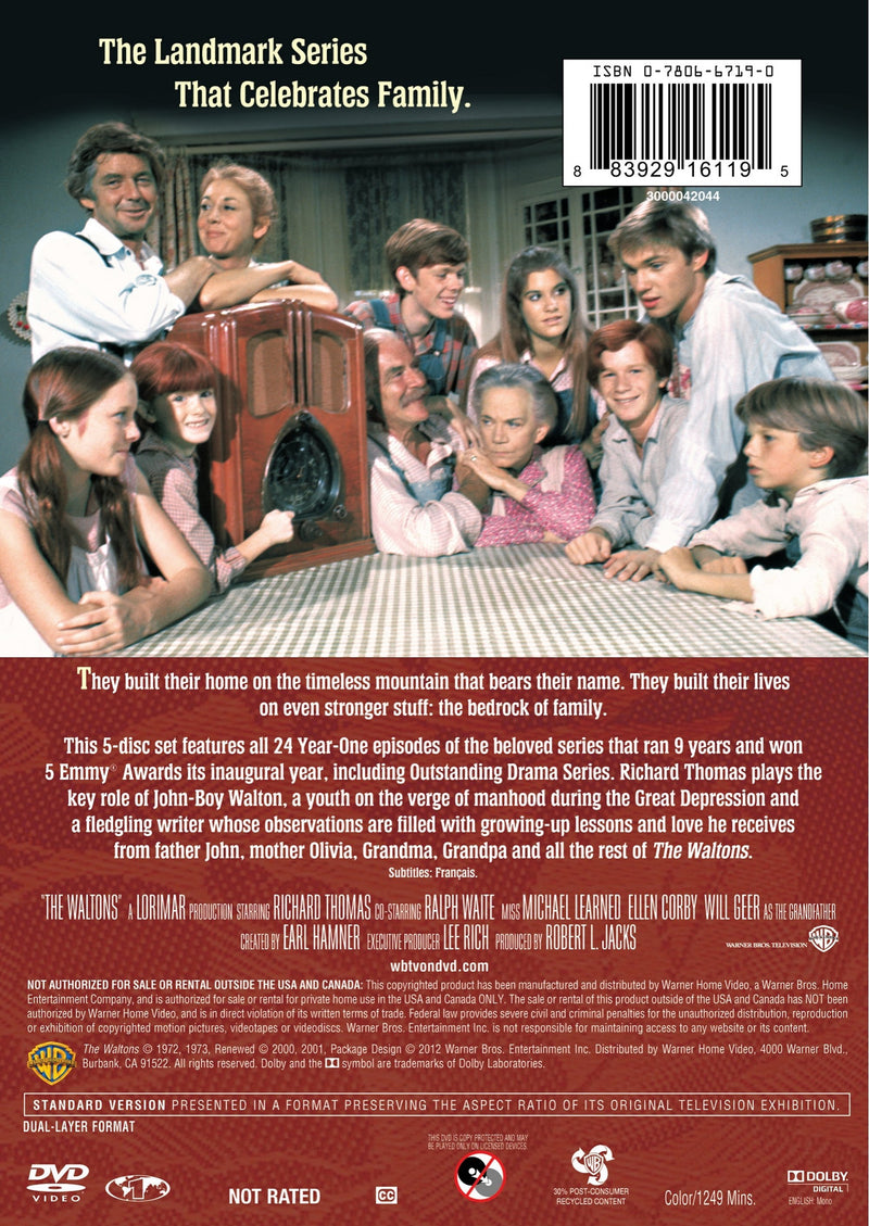 The Waltons: The Complete First Season (Box Set) [DVD]