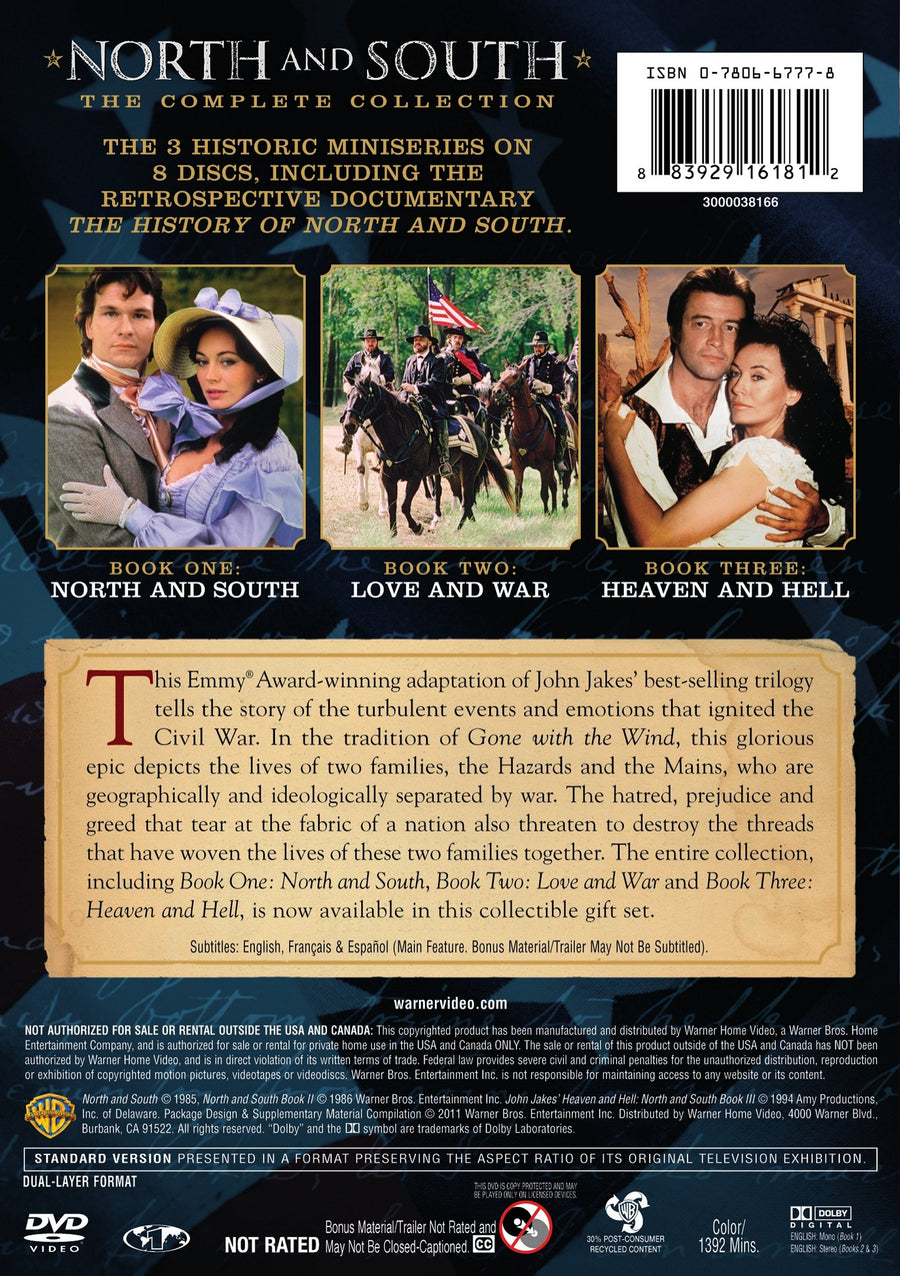 North and South: The Complete Series (Box Set) [DVD]