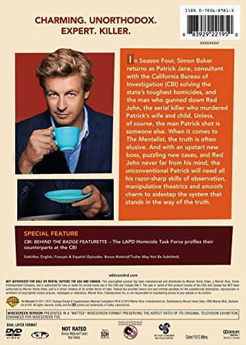 The Mentalist: The Complete Fourth Season [DVD]