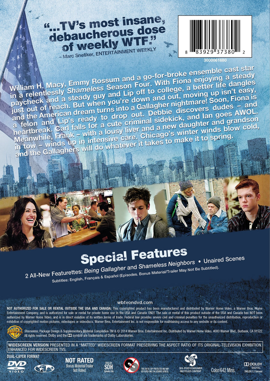 Shameless: The Complete Fourth Season (Box Set) [DVD]