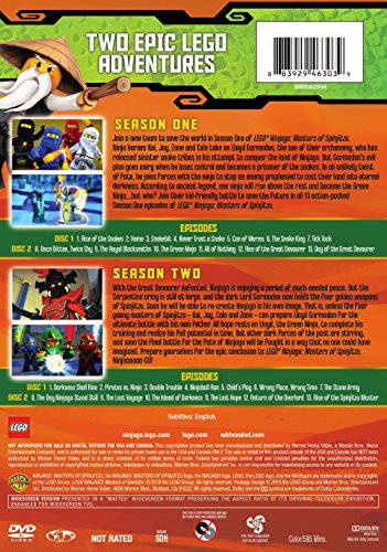 LEGO Ninjago - Masters of Spinjitzu: Complete Seasons 1 and 2 (Box Set) [DVD]